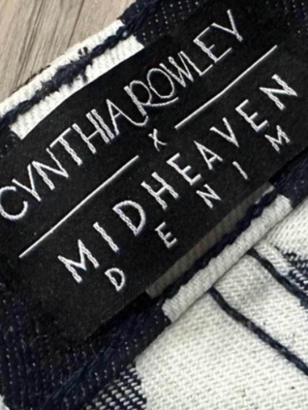 NWOT - Cynthia Rowley X Midheaven - Rock & Roll, Black & White Stripe Pants - Picture 5 of 9